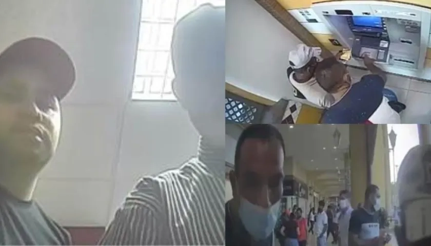 Dos de los integrantes de la red criminal.