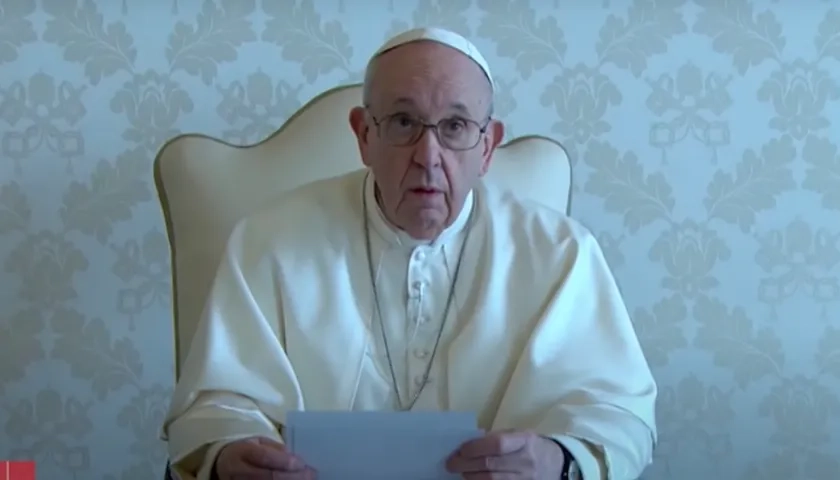 El Papa Francisco grabó un mensaje sobre su visita a Irak.