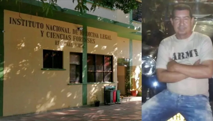 Gervis Eduardo Oliveros Ramírez fue llevado hasta Medicina Legal. 