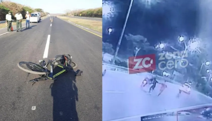 Imágenes de las muertes de Manuel Picalúa y Jackson Polo Pérez.