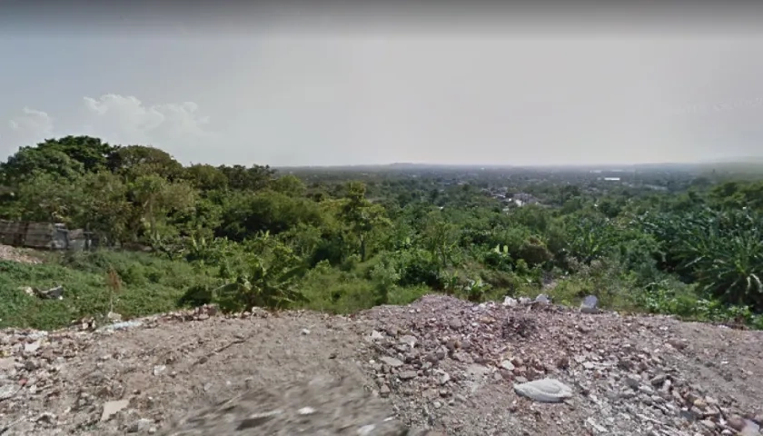 Zona enmontada del barrio Carlos Meisel de Barranquilla.