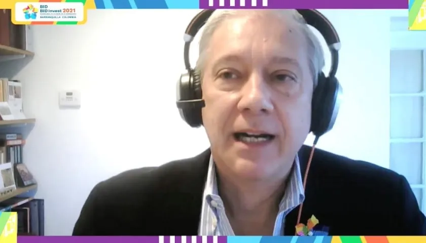 Martín Bés, Secretario General del BID, durante la presentación virtual de la Asamblea.