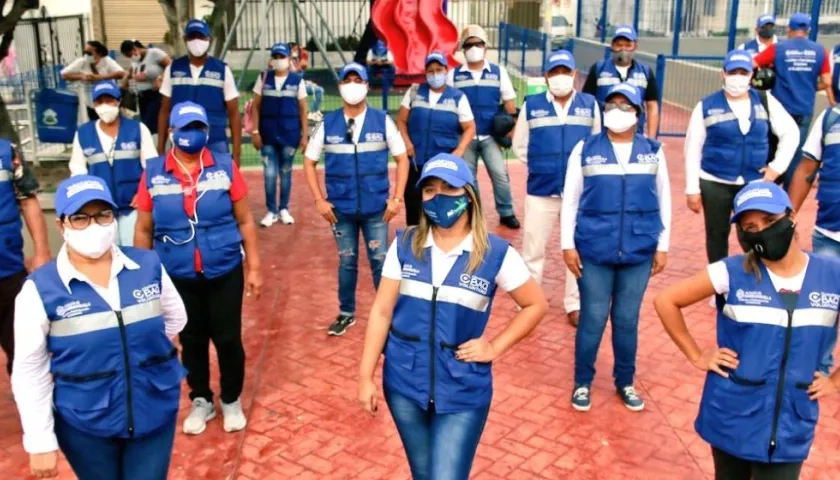Un grupo de mujeres dedicadas a detectar necesidades en las comunidades.