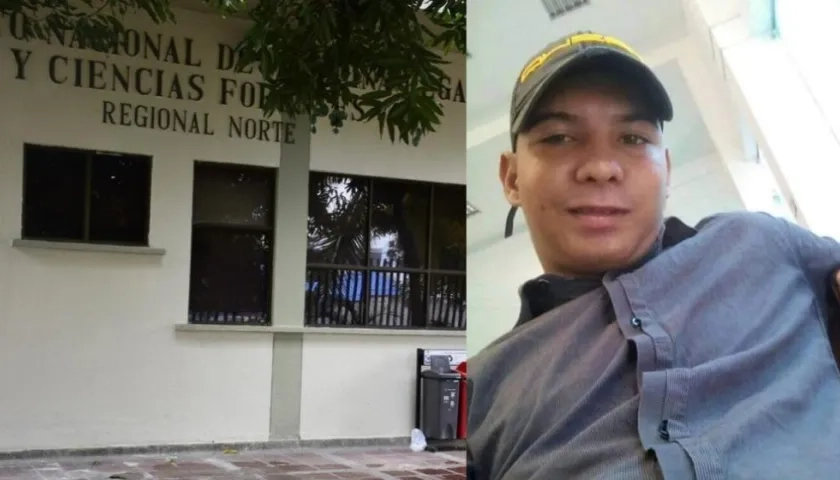 El cuerpo de Rafael Antonio Barros Hernández fue llevado a Medicina Legal.