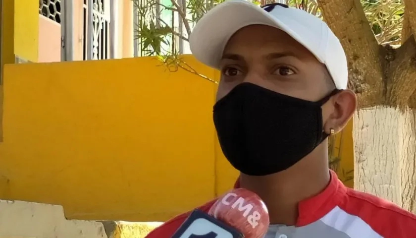 Augusto Ramos, joven que auxilio a Kevin Farith Gil.