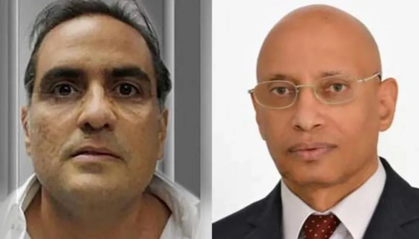 Alex Saab y su abogado, José Manuel Pinto Monteiro. 