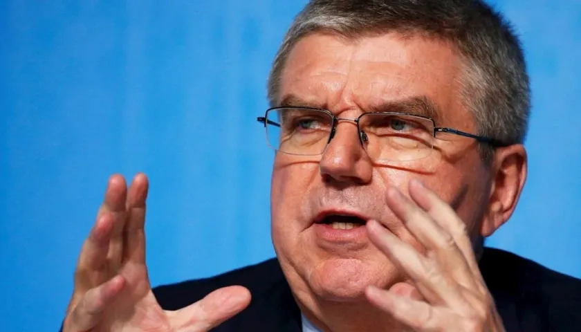 Thomas Bach, presidente del Comité Olímpico Colombiano. 