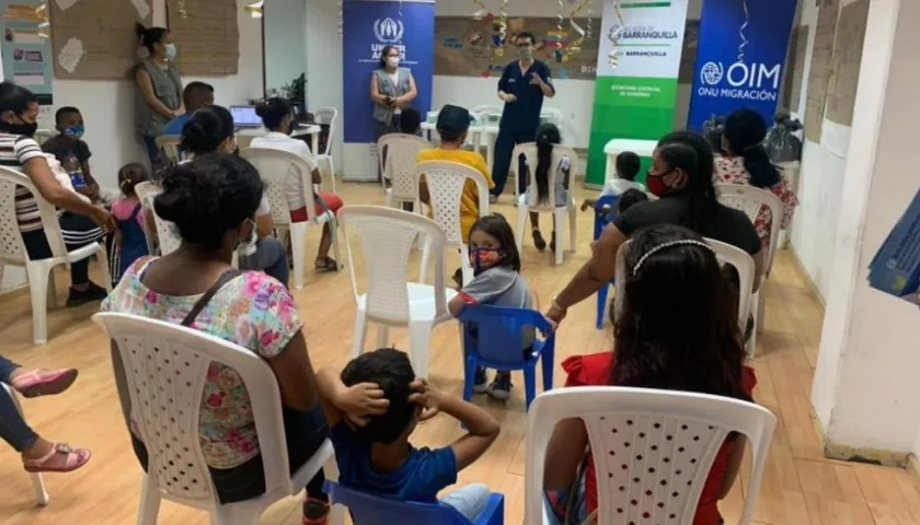 Centro de Atención al Migrante de Barranquilla. 
