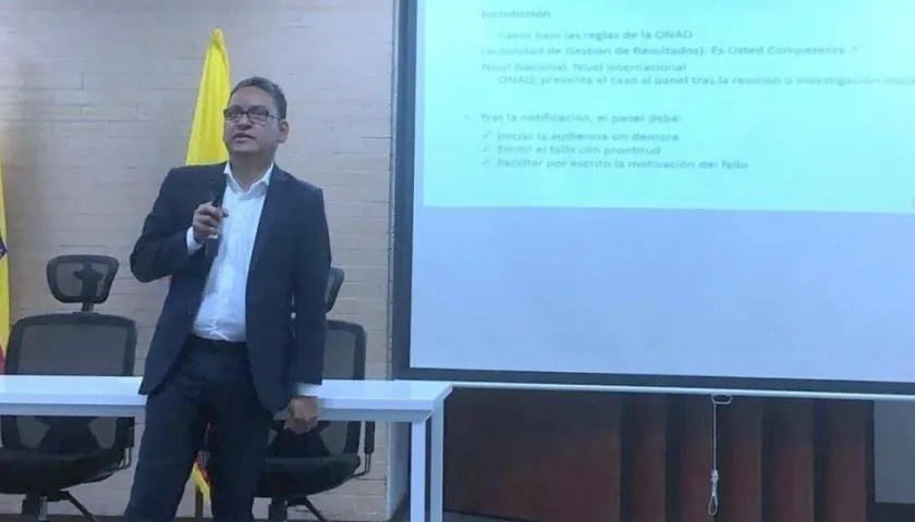 Eduardo De la Ossa, abogado cartagenero. 