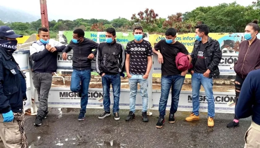 Venezolanos expulsados.