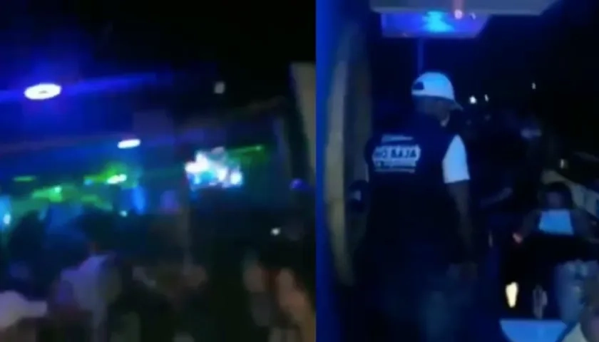 Había aglomeraciones en la discoteca. 