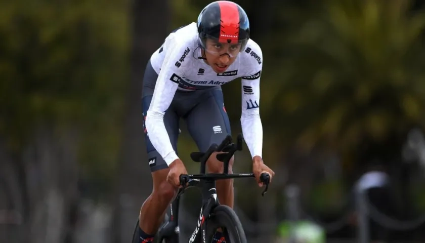 Egan Bernal, ciclista colombiano. 