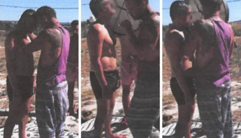 Imágenes del momento del ritual en 2019.