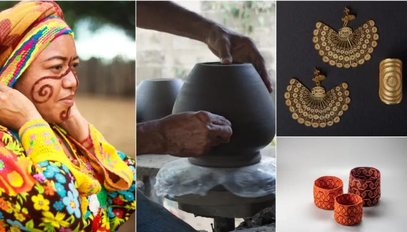 Artesanías de la región Caribe.