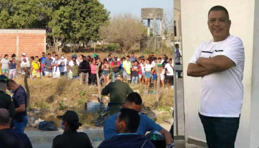 Edgardo Castro Rua murió en el mismo lugar de los hechos. 