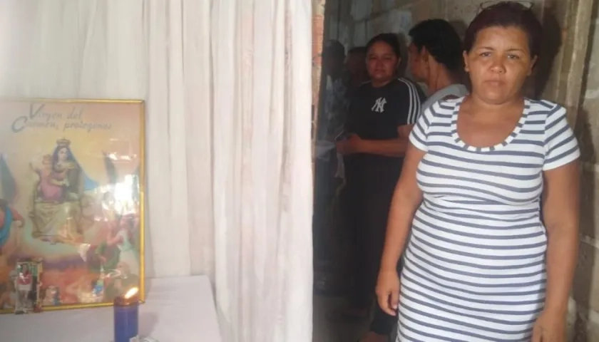 Arismetd Almanza, era una de las mujeres que la acompañaba.