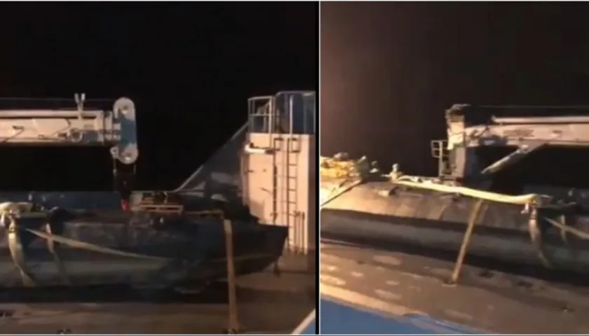 Semisumergible incautado en el río Micay.