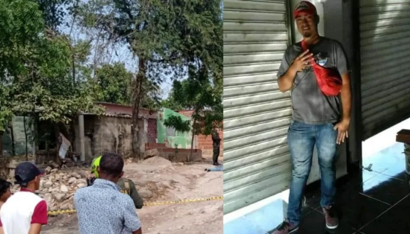 Yuldor Santo Martínez Ortega murió en el mismo lugar de los hechos. 