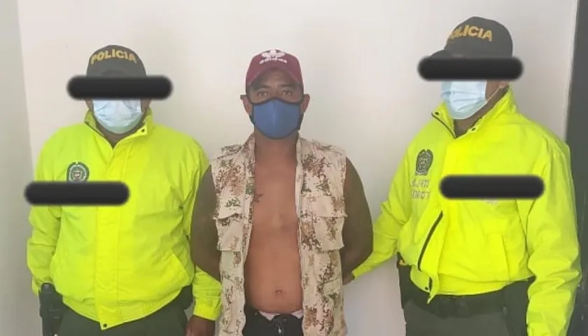 Andrés Alberto Cárdenas Polo, el capturado. 