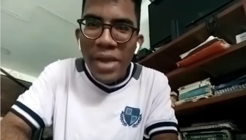 Pedro Luis Bonilla Cuello, estudiante de Uniatlántico.