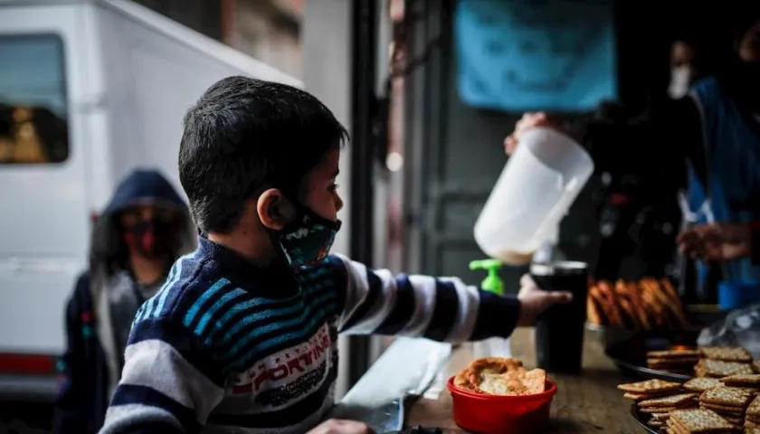 Número de niños que dependen del alimento escolar "puede aumentar".