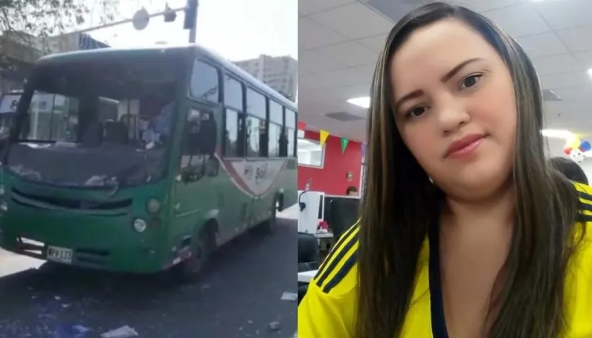 Sally Lizeth Cervantes Hoselvis falleció tras ser arrollada por este bus. 