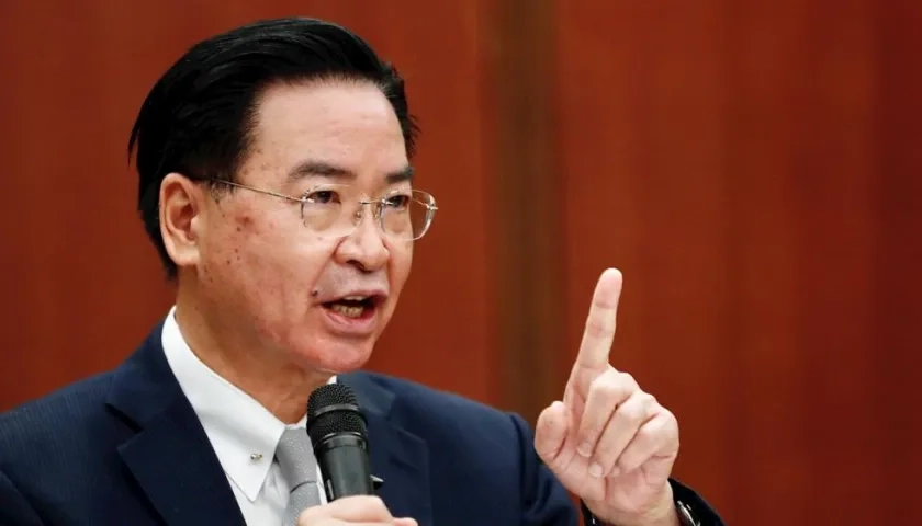 El ministro de Exteriores taiwanés, Joseph Wu. 