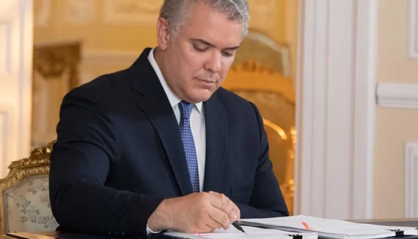 Iván Duque, presidente de Colombia.