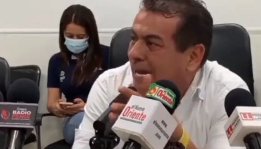 El Alcalde de Yopal, Luis Eduardo Castro.