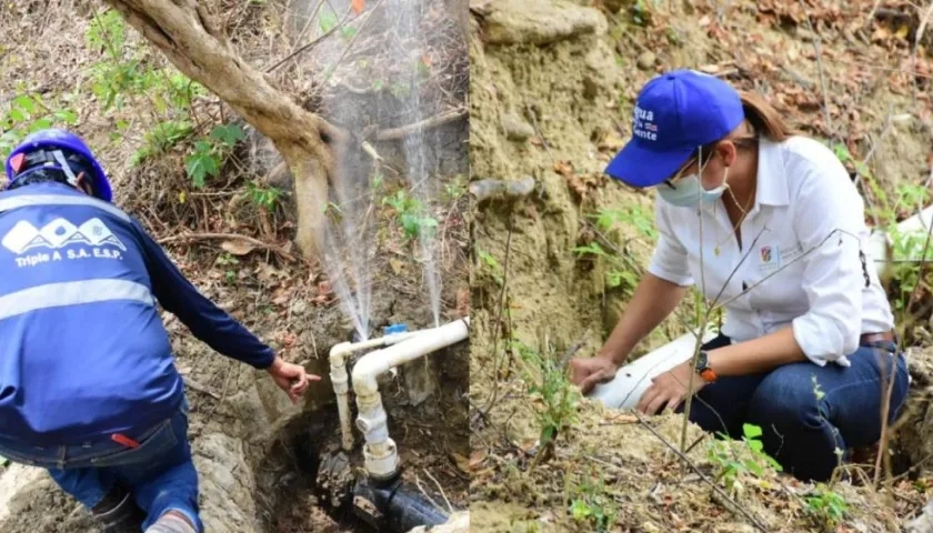 Imágenes de dos de las conexiones detectadas.