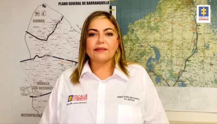 Viviana iriarte, Directora Seccional de Fiscalías en Atlántico.