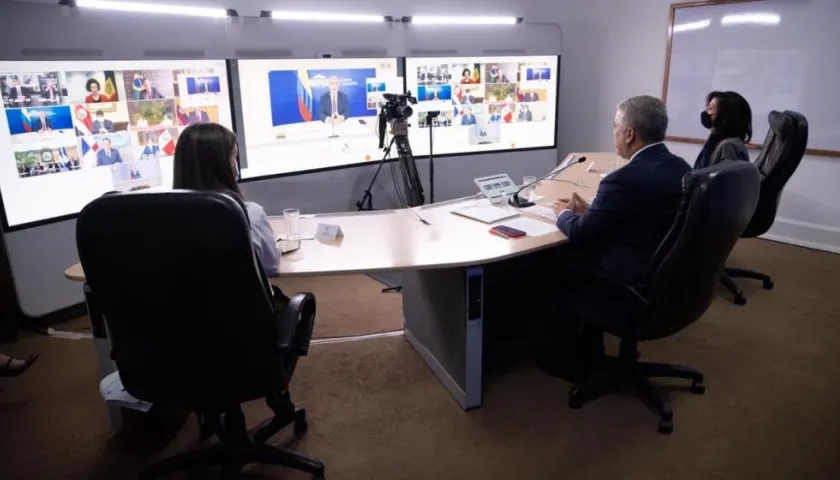 Iván Duque en la XXVII Cumbre Iberoamericana de Jefes de Estado y de Gobierno