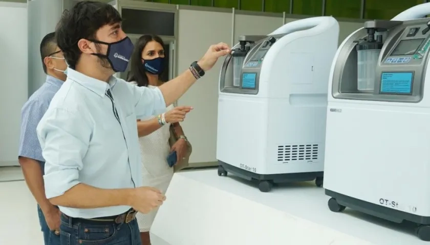 El Alcalde de Barranquilla, Jaime Pumarejo.