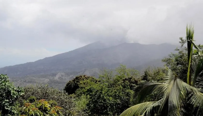 Volcán Soufriere.