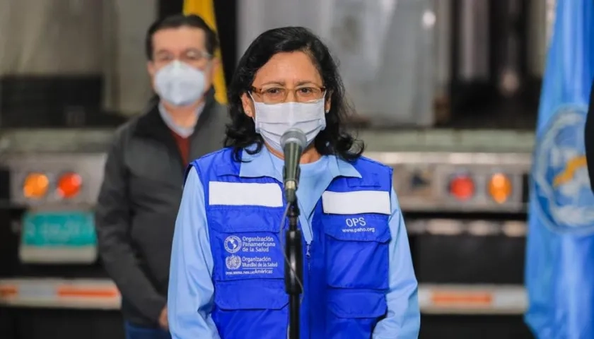 Gina Tambini Gómez, representante de la OPS/OMS en Colombia.