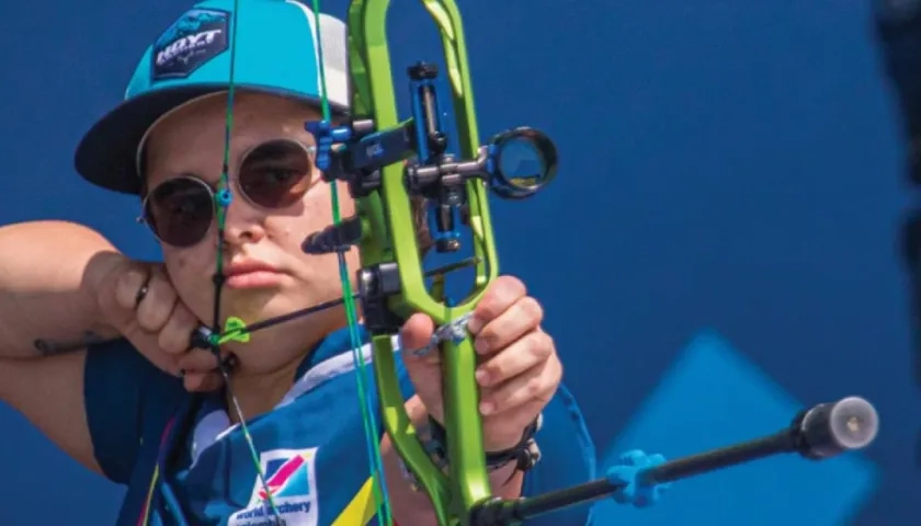 Nora Valdez, arquera colombiana. 