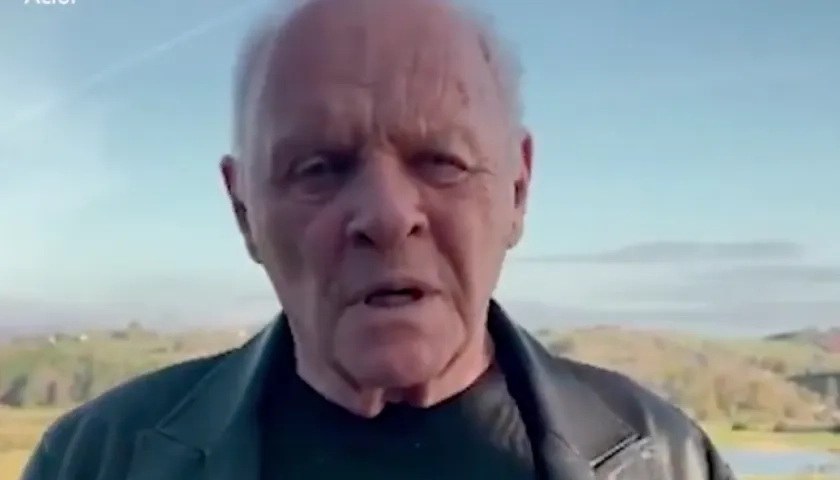 El actor Anthony Hopkins.
