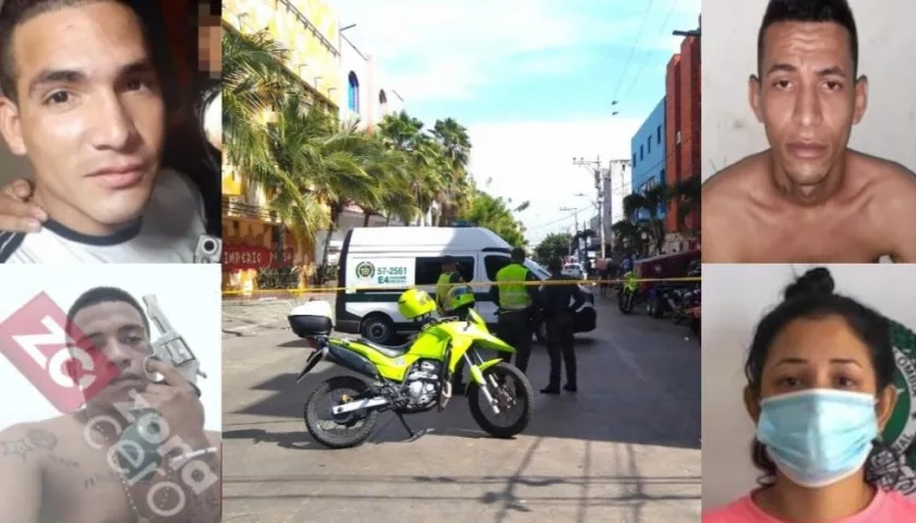 'Tommy masacre', 'Caracas', 'Yefri' y 'Patricia'.