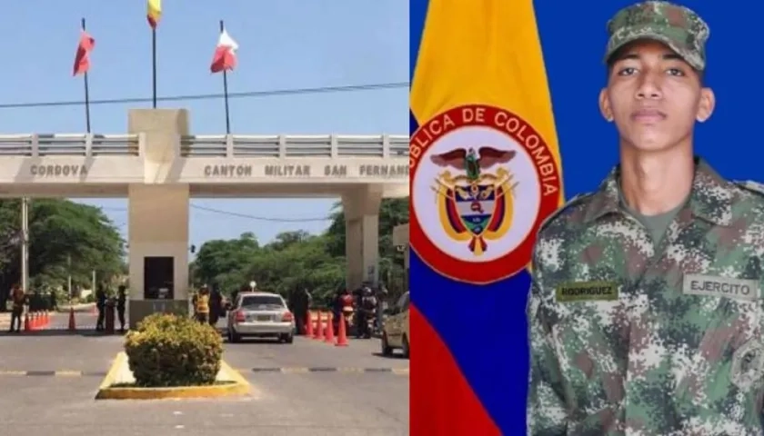 El soldado muerto Juan Diego Flórez Rodríguez.