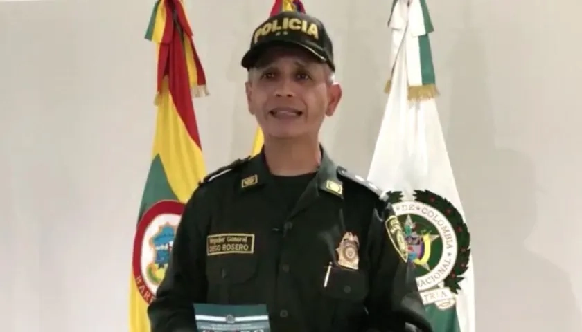 GR Diego Rosero, Comandante de la Policía Metropolitana.