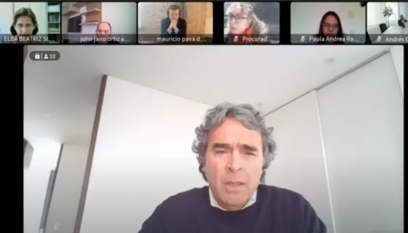 Audiencia de Sergio Fajardo.