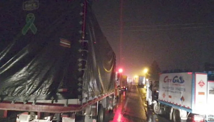 En muchas carreteras no permiten el paso del oxígeno.