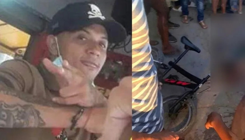 La víctima del acto sicarial en el barrio Las Flores.