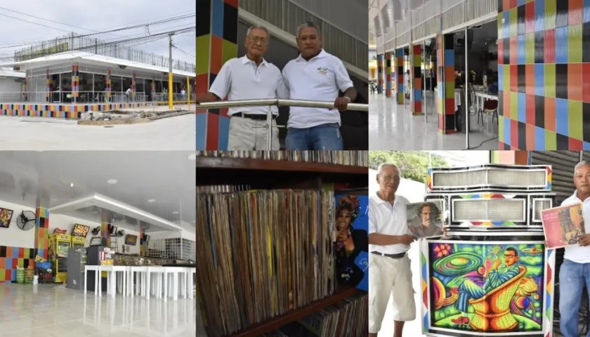 Imágenes del estadero y del 'Negro Argel' con su papá.