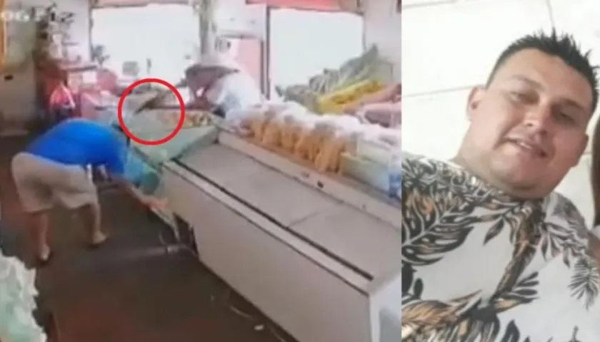 Jorge Luis Ramírez atendía en la tienda que arrendó cuando lo mataron. 