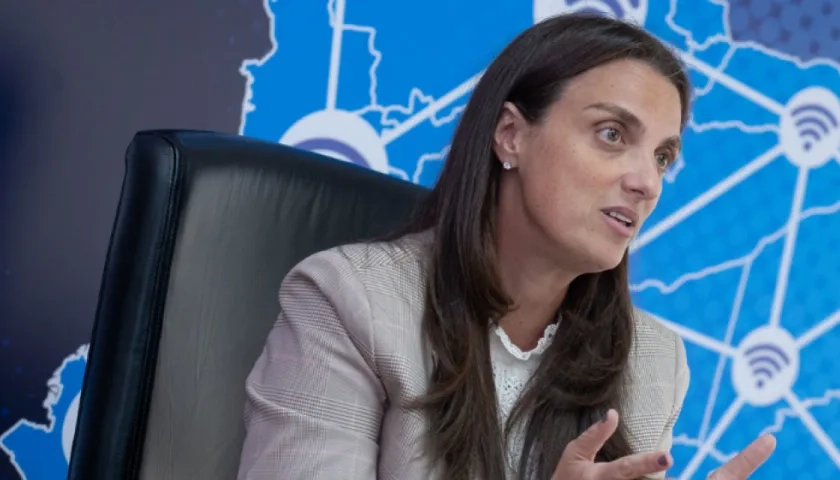 Karen Abudinen, ministra de las TIC.