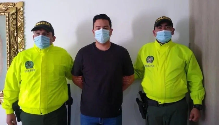 José Luis Alfonso Carrillo Solano, el día de la captura.