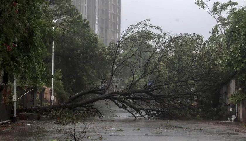 La ciudad de Ahmedabad, en India, una de las afectadas. 