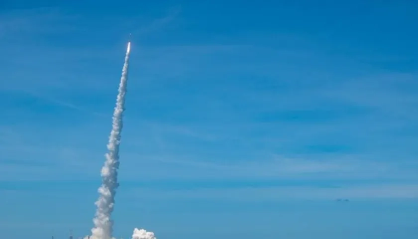 Así despegó el Atlas V  desde Cabo Cañaveral, en el centro de Florida, EE.UU. 