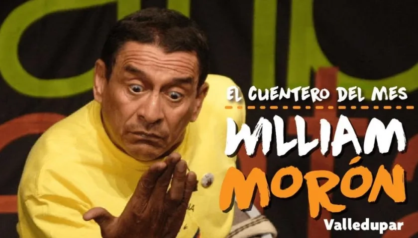 William Morón, cuentero del mes en Luneta 50.